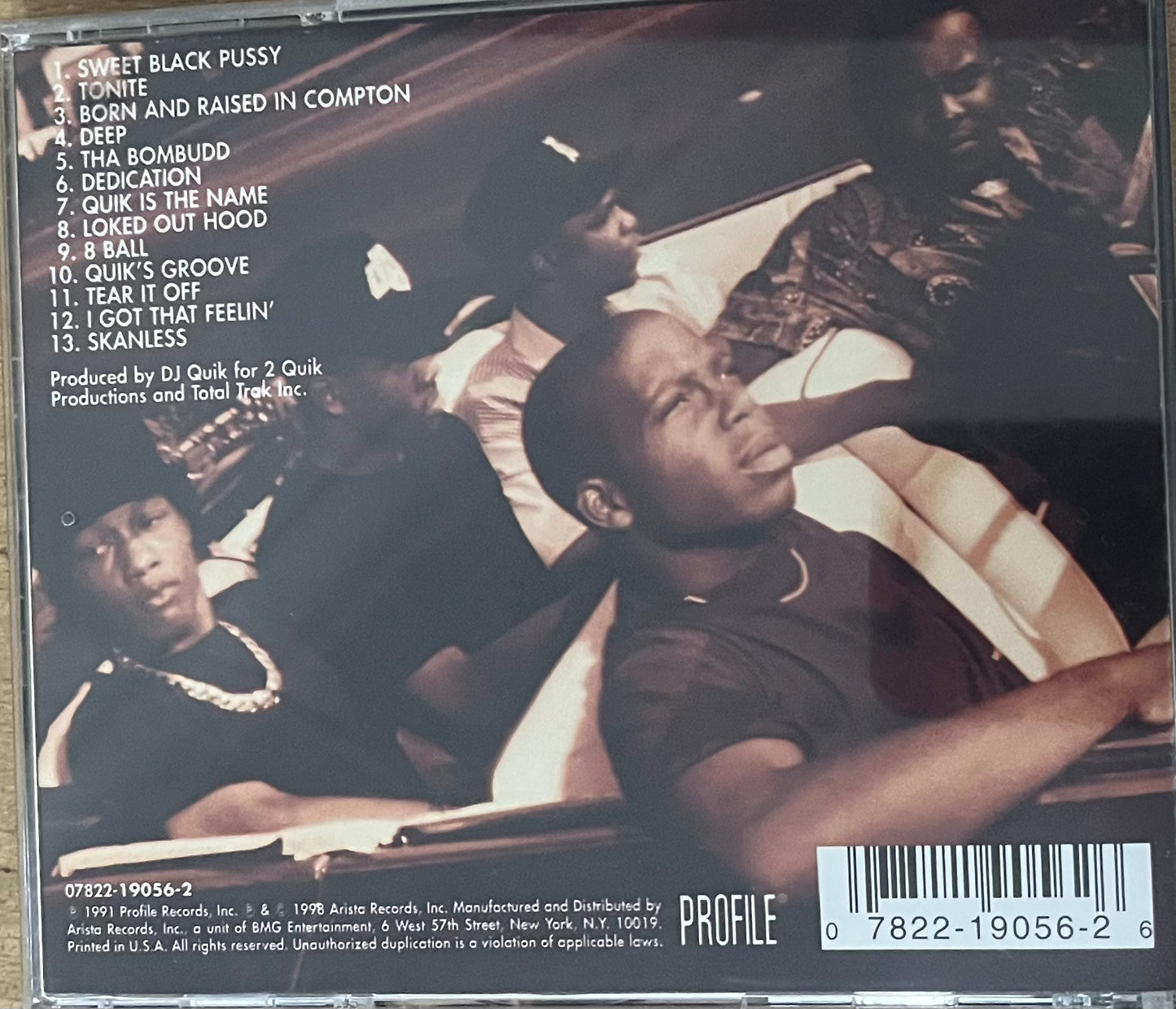 Dj Quik - Quik Is The Name