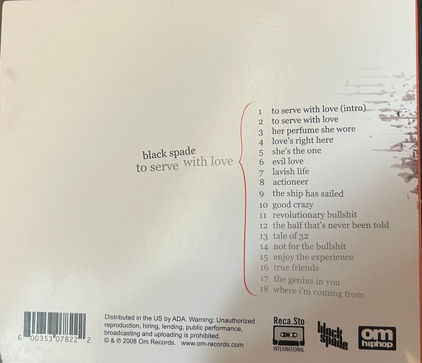 Black Spade - To Serve With Love
