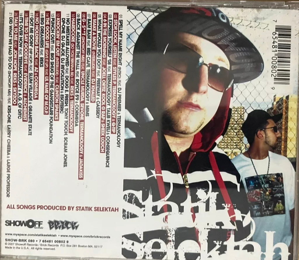 Statik Selektah - Deletrea mi nombre correctamente El álbum