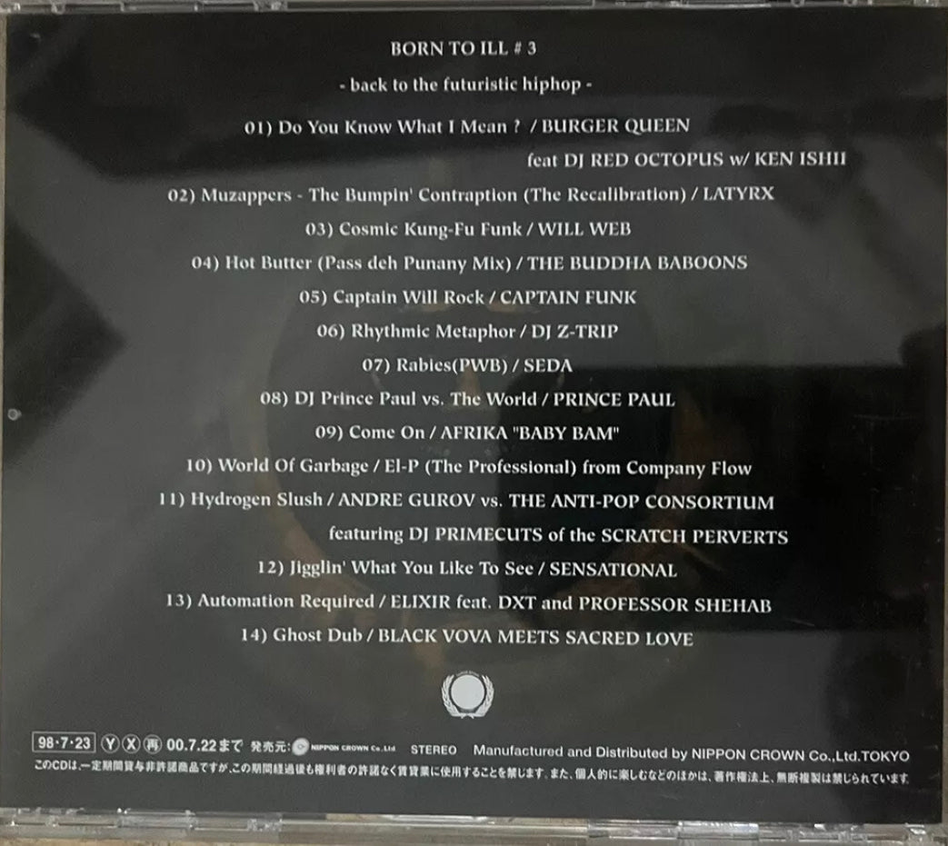 Born To Ill 3 - Back To The Futuristic Hip Hop - Captain Funk Prince Paul