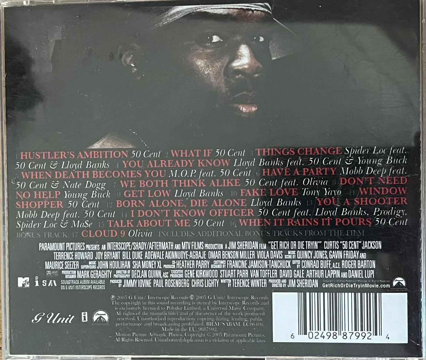 50 CENT - Get Rich Or Die Tryin - Music from the motion picture