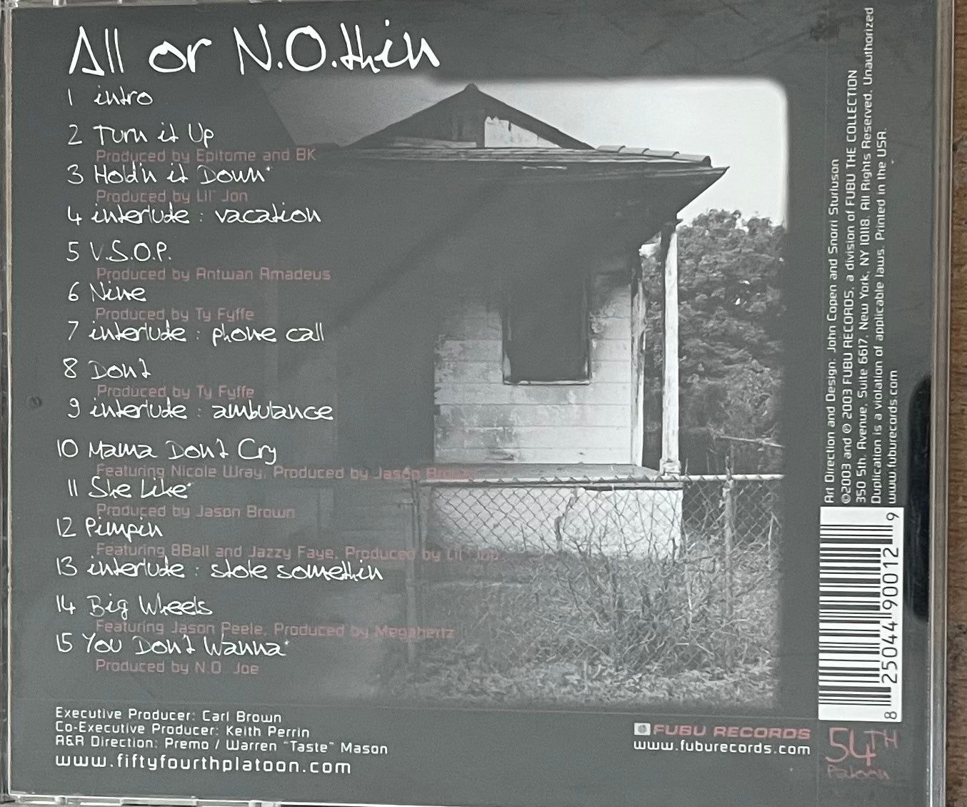 54th Platoon - All Or N.O.thin