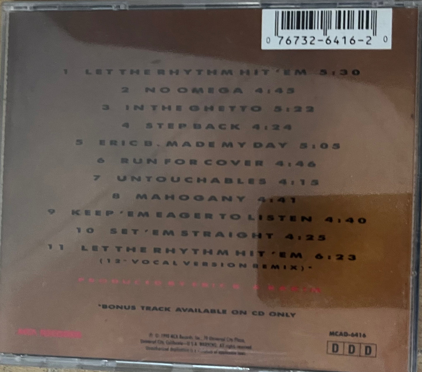 Eric B & Rakim - Let The Rhythm Hit ‘Em