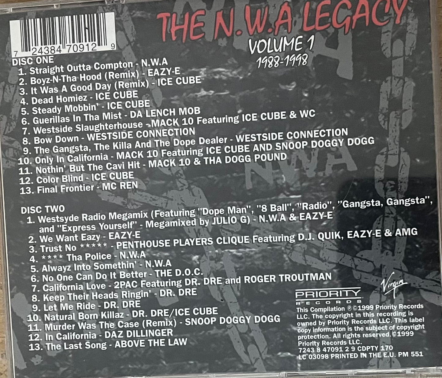 N.W.A - Legacy 1988-1998