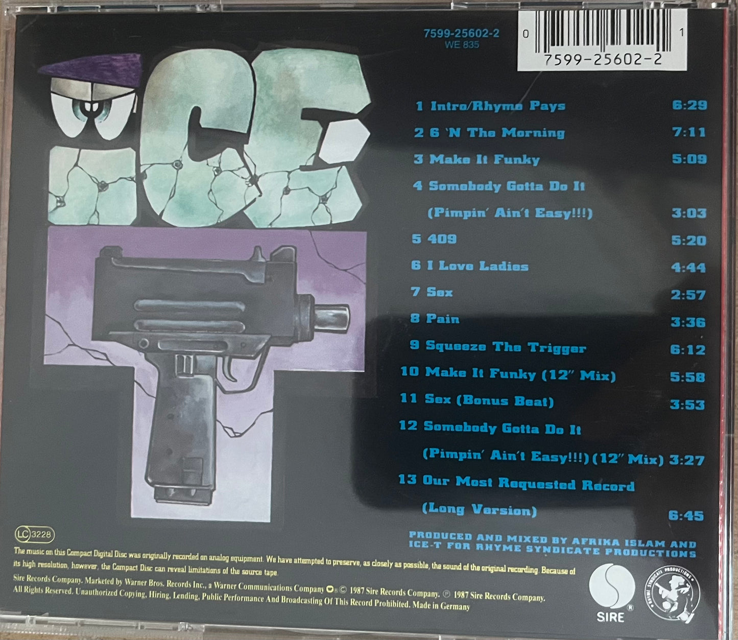 Ice T - Rhyme Pays