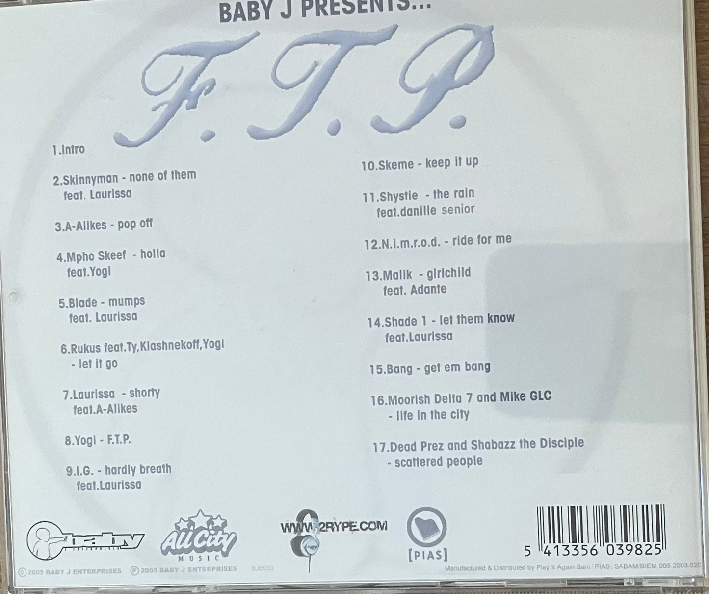Baby J presents F.T.P