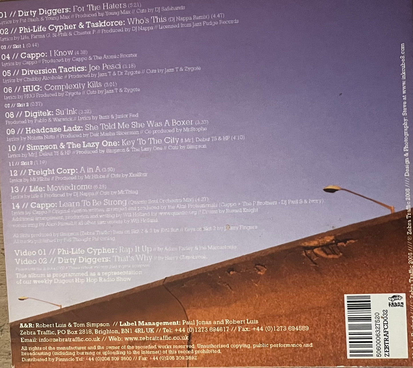 The Dugout - A hip hop collection featuring phi Lyte cypher dirty diggers taskforce