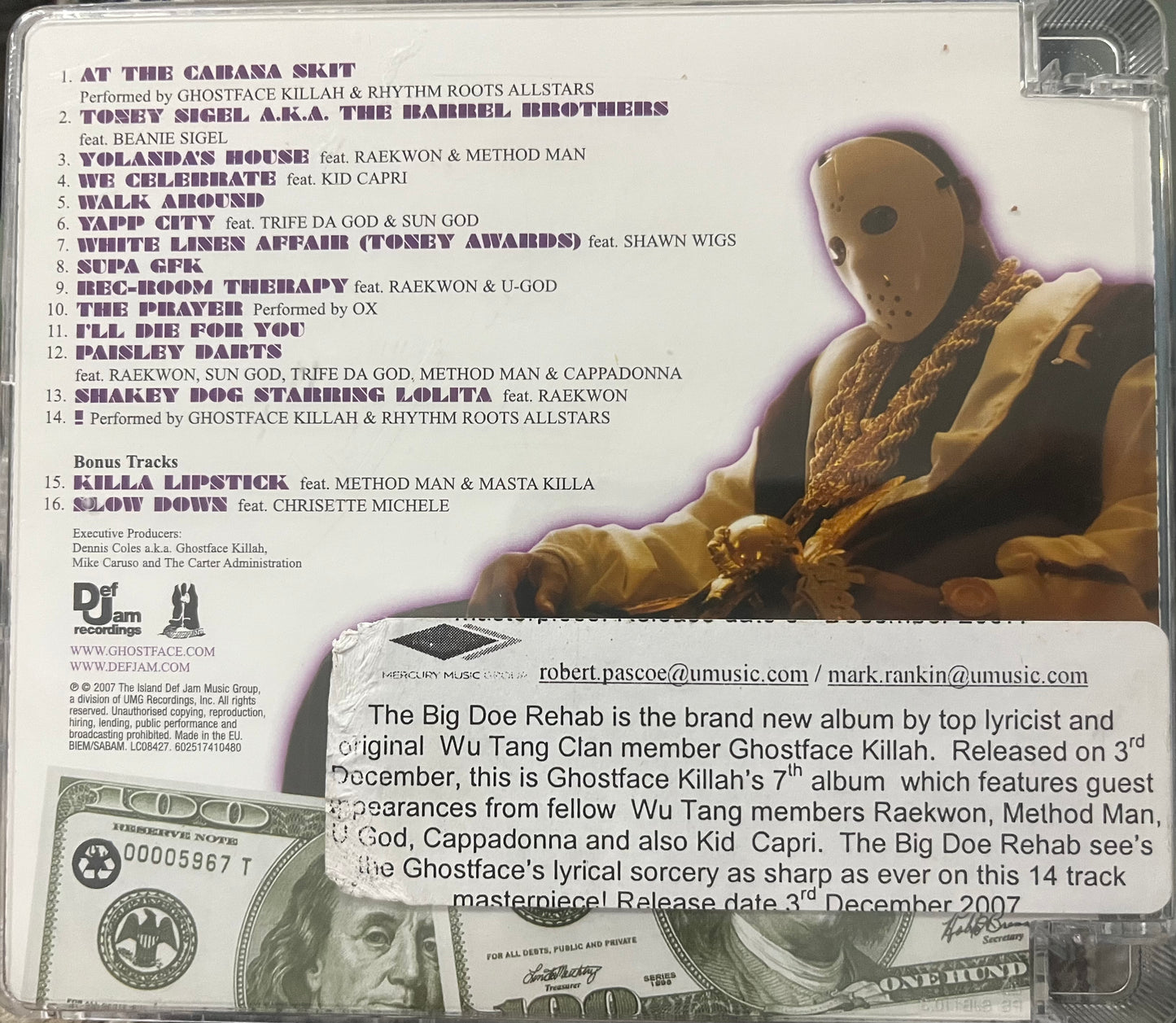 Ghostface Killah - The Big Doe Rehab