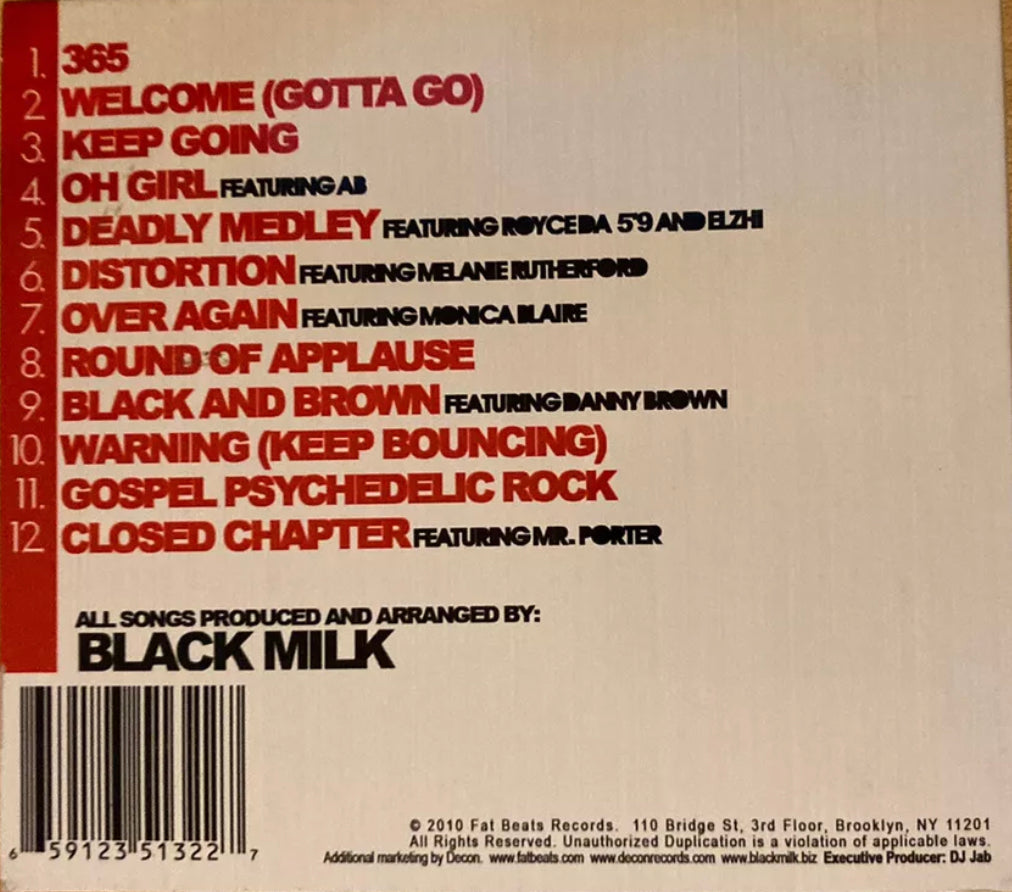 Black Milk – Album des Jahres