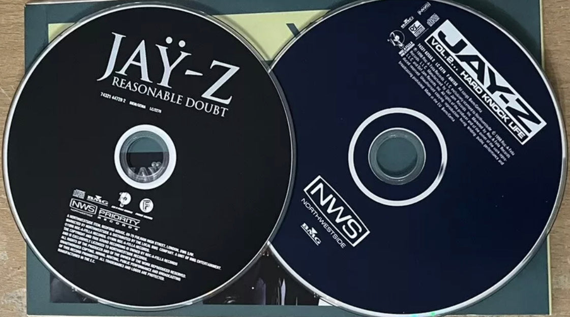 Jay Z - Colección de 2 CD - Reasonable Doubt y Vol. 2: Hard Knock Life