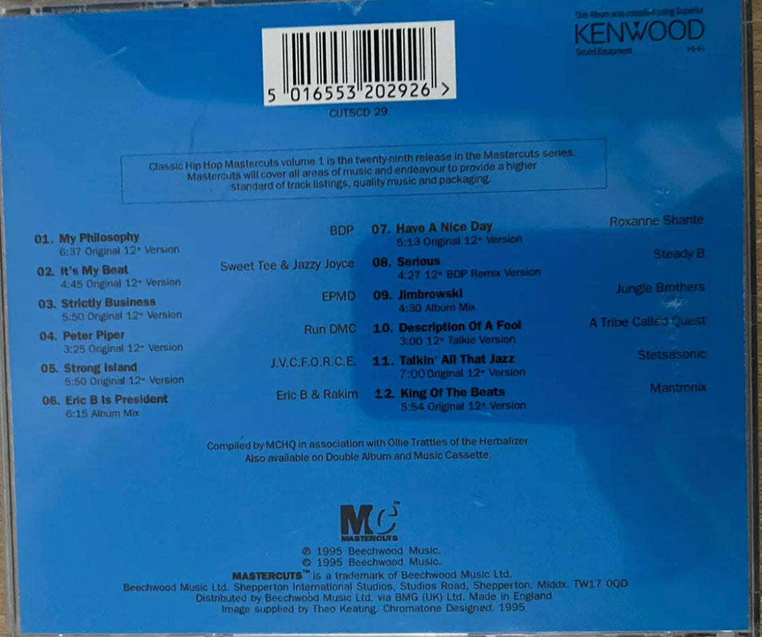 Classic Hip Hop Definitive Hip Hop Mastercuts Volume 1