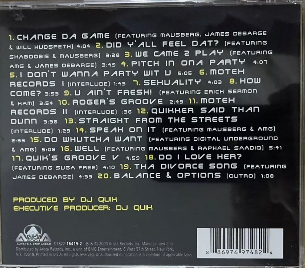 Dj Quik - Balance & Optionen