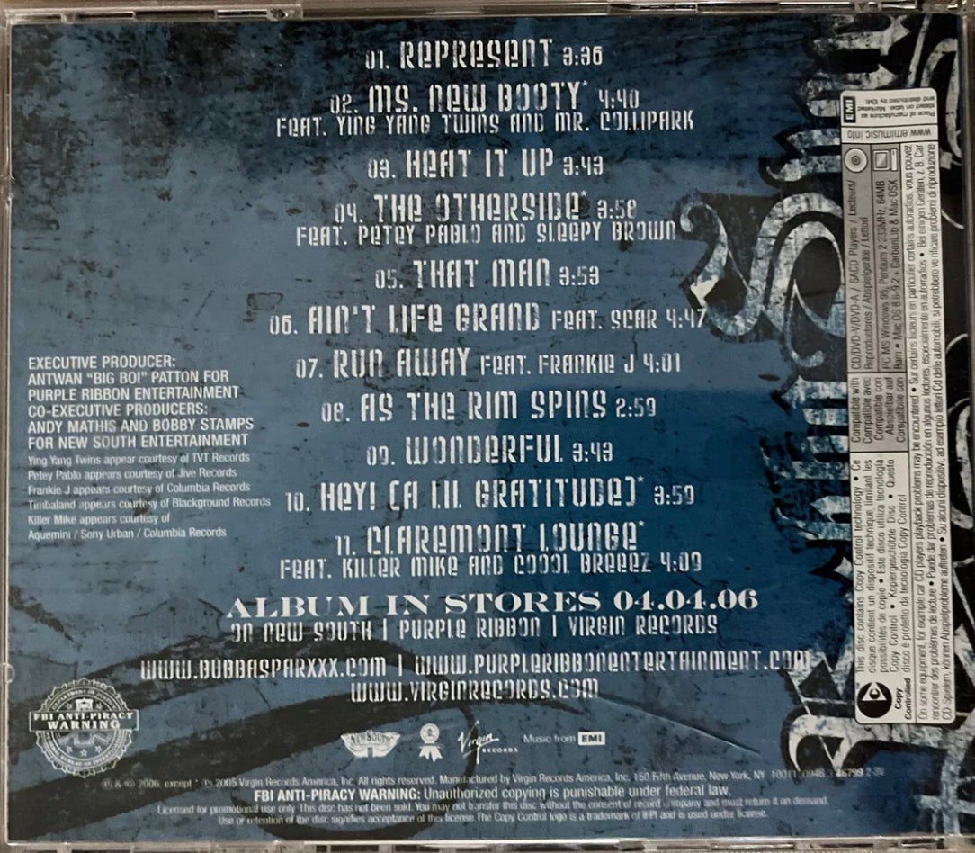 Bubba Sparxxx - The Charm