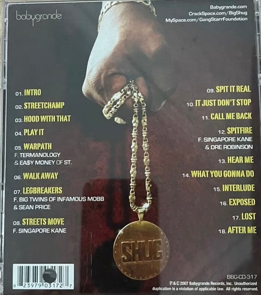 Big Shug – Street Champ – Präsentiert von der Gang Starr Foundation