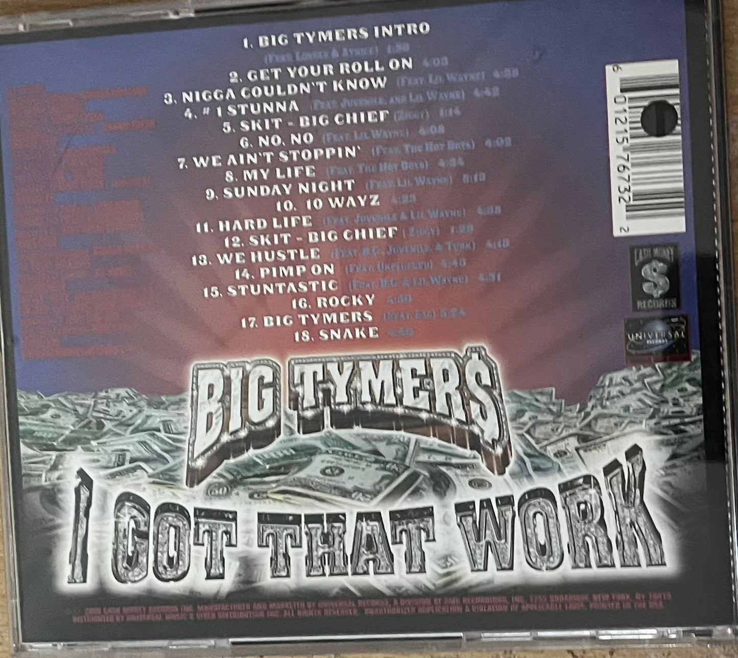 Big Tymers - I Got That Work