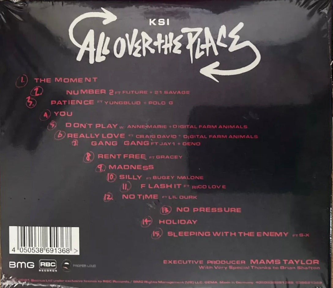 KSI - All Over The Place - nuevo y sellado