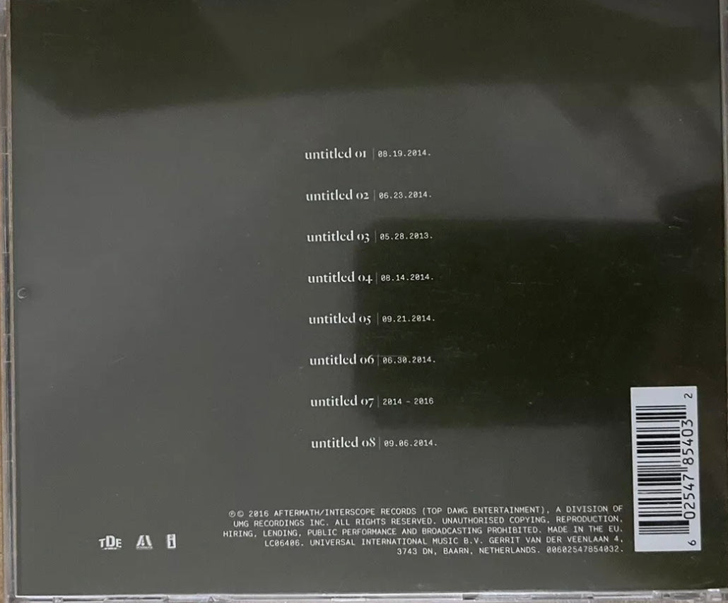 Kendrick Lamar - Untitled Unmastered