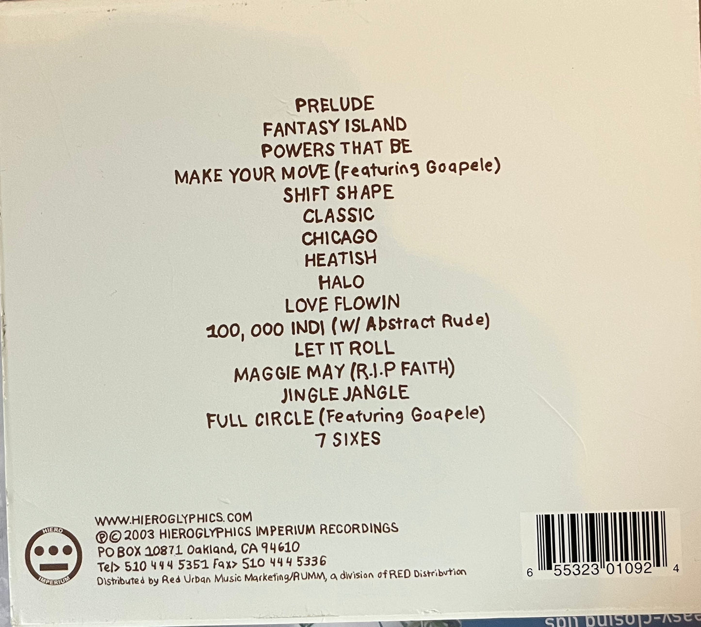 Hieroglyphics - Full Circle