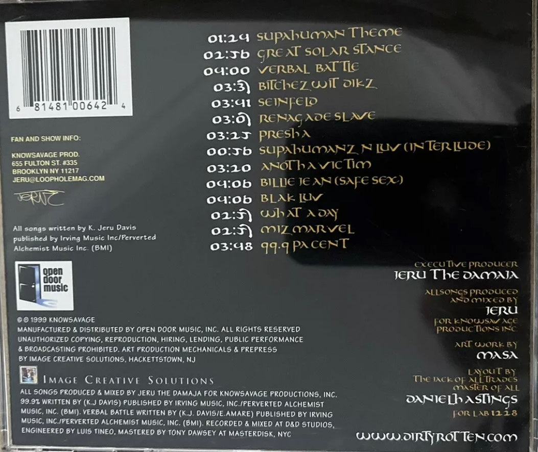 Jeru The Damaja presenta Supa Human Klik - Heroz 4 Hire - Firmado