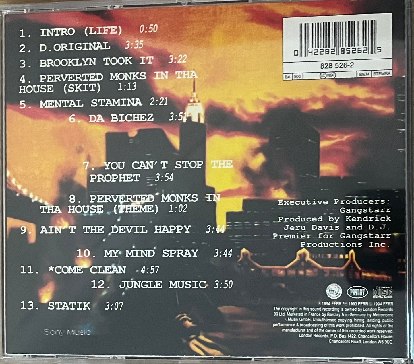 Jeru The Damaja The Sun Rises In The East