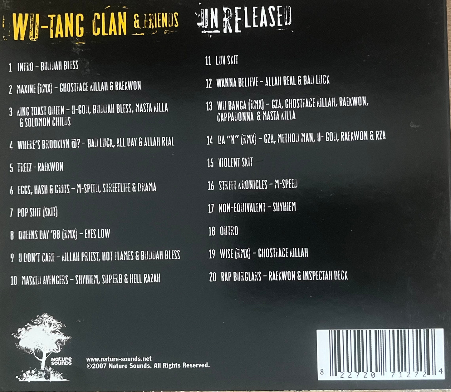 Mathematics Presents Wu-Tang Clan & Friends Unreleased