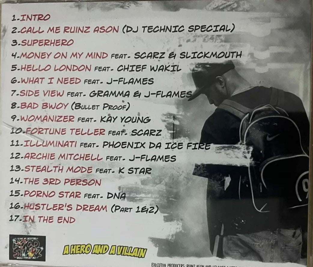 DJ Technic presenta Ruinz Ason - Hoodstarz y Villains producidos por J-Flames