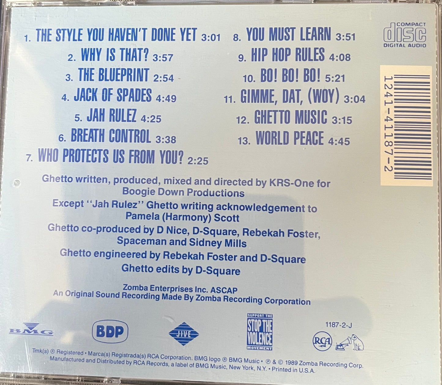 Boogie Down Productions – Ghettomusik: Die Blaupause des Hip-Hop