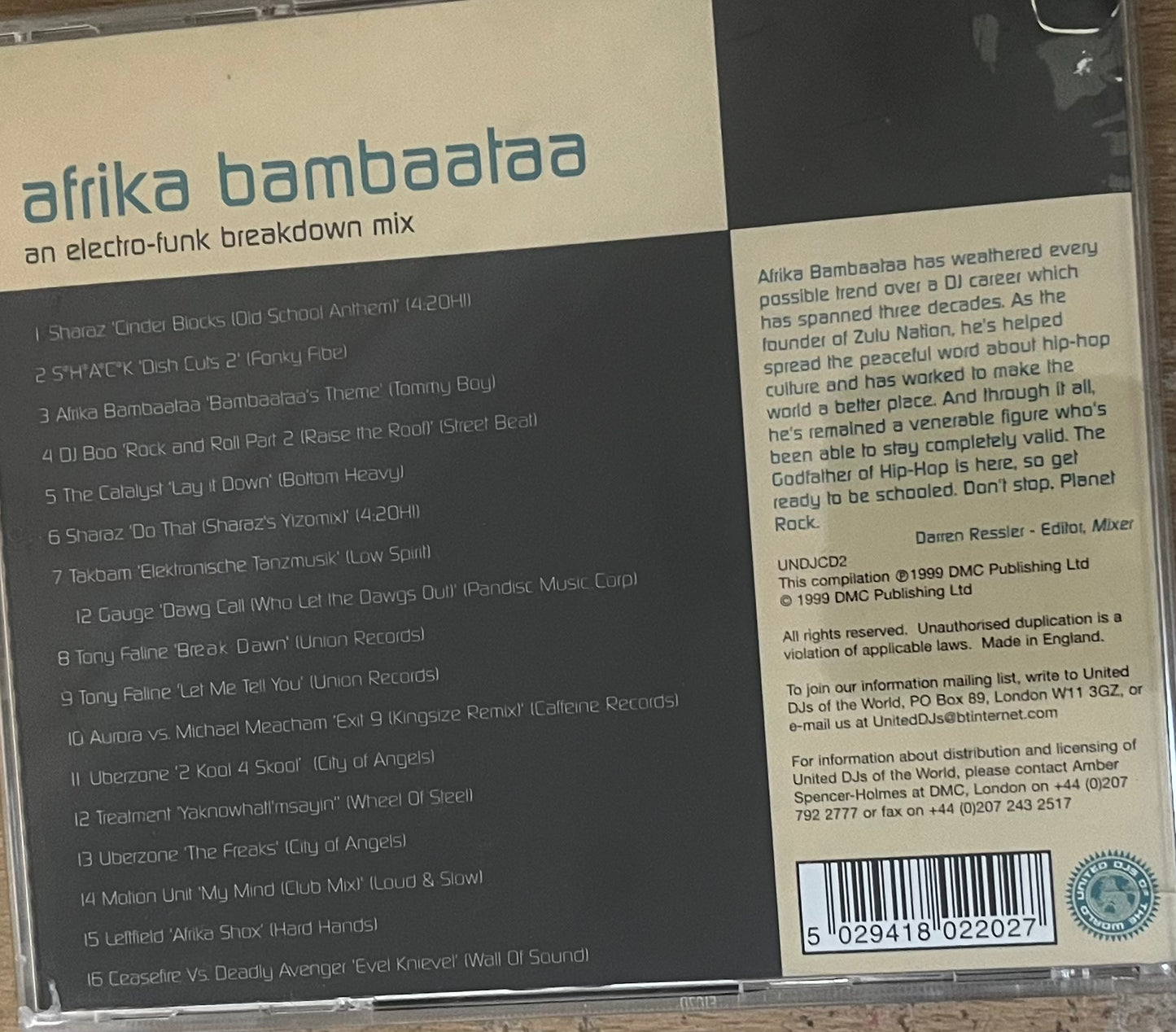 Afrika Bambaataa - Electro Funky Breakdown