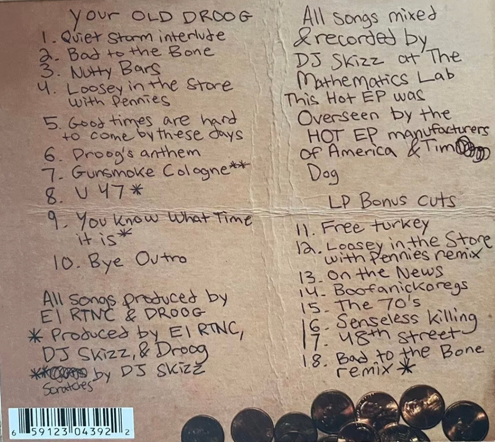 Your Old Droog CD