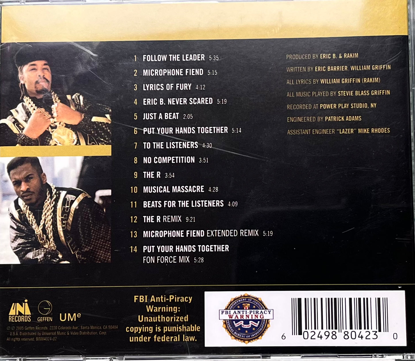 Eric B & Rakim - Follow The Leader