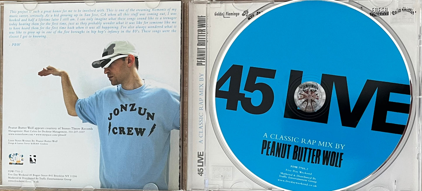 Peanut Butter Wolf - 45 Live a classic rap mix