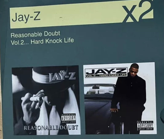 Jay Z - Colección de 2 CD - Reasonable Doubt y Vol. 2: Hard Knock Life
