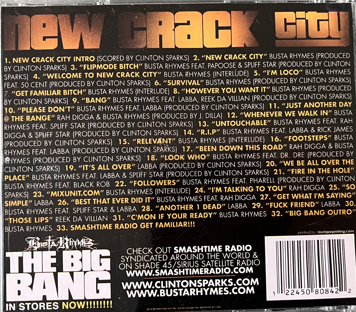 Busta Rhymes & Clinton Sparks - New Crack City