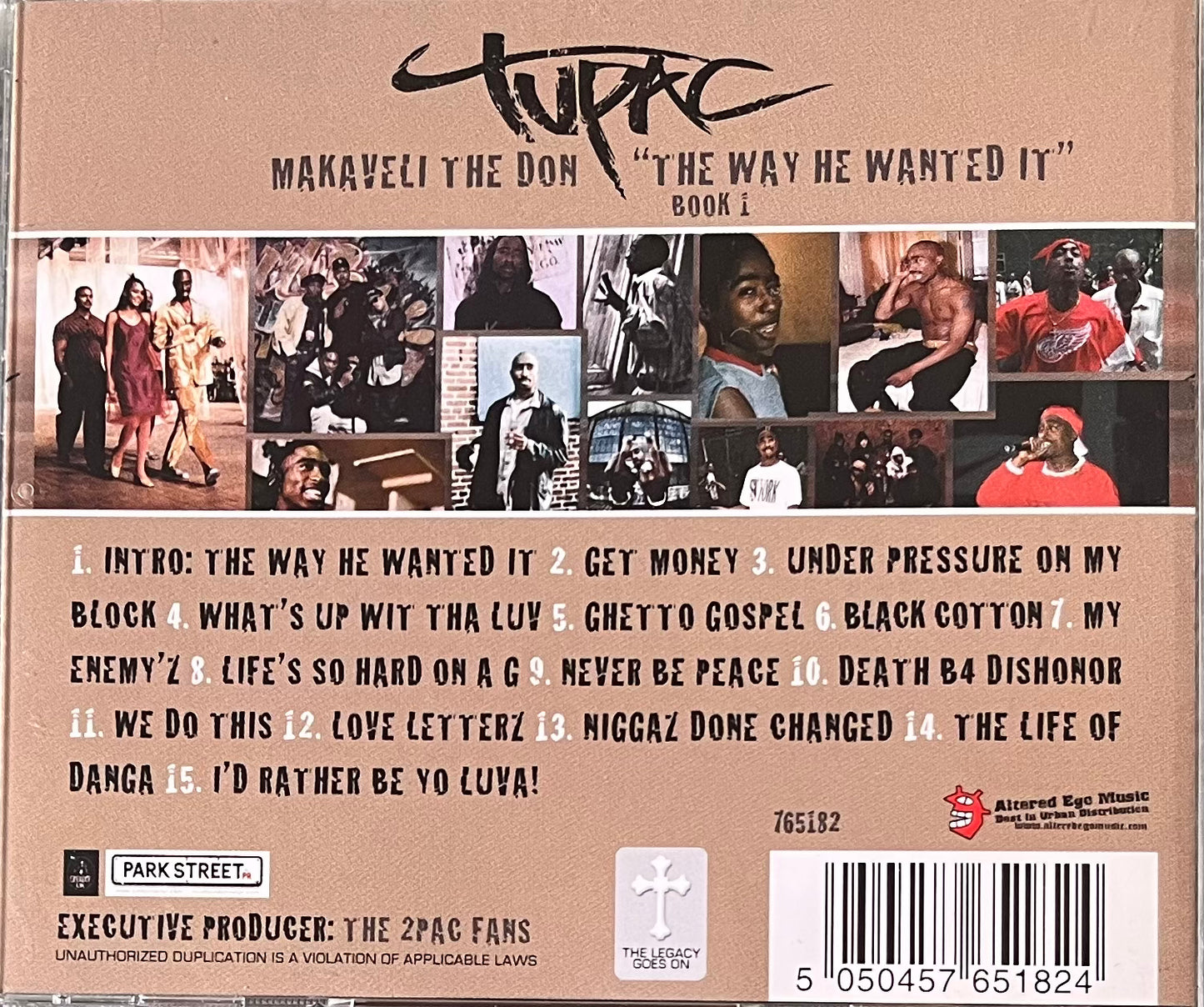 2pac - Makaveli The Don - The Way He Wanted It Book 1