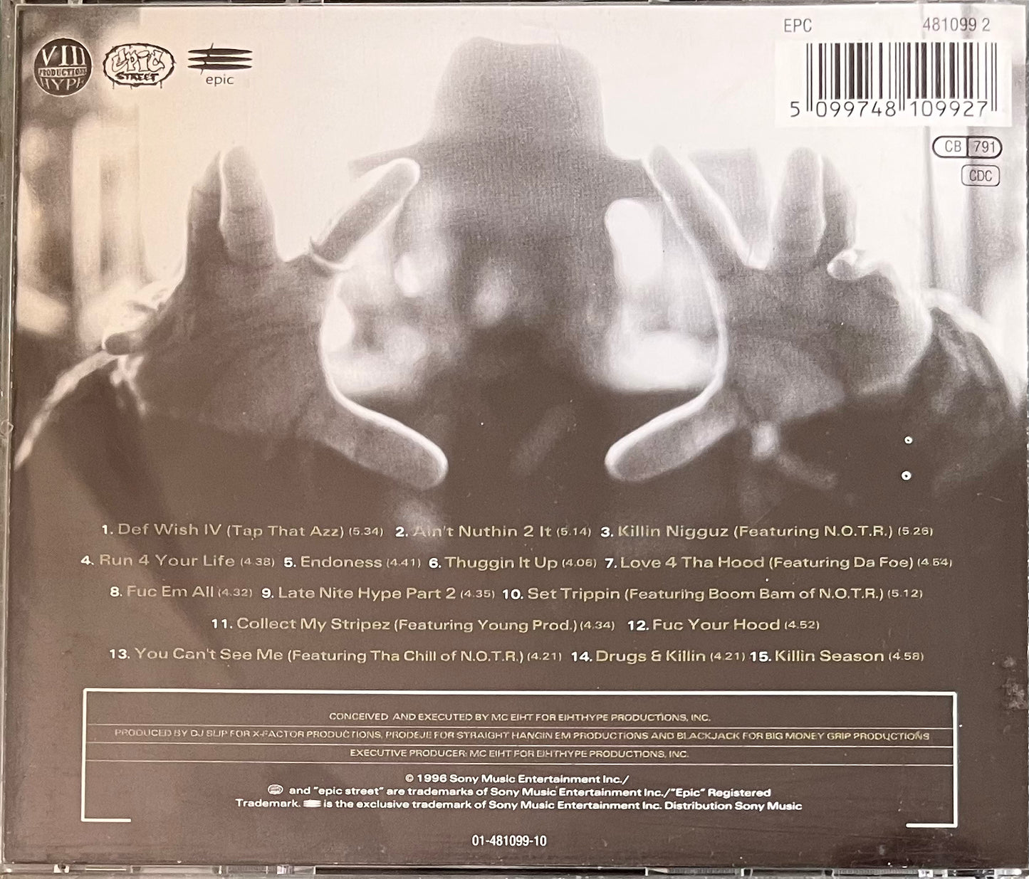 MC Eiht featuring CMW - Death Threatz
