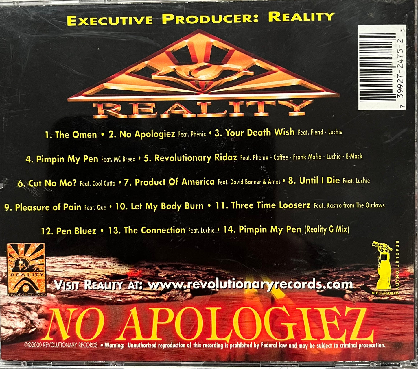 Reality - No Apologiez