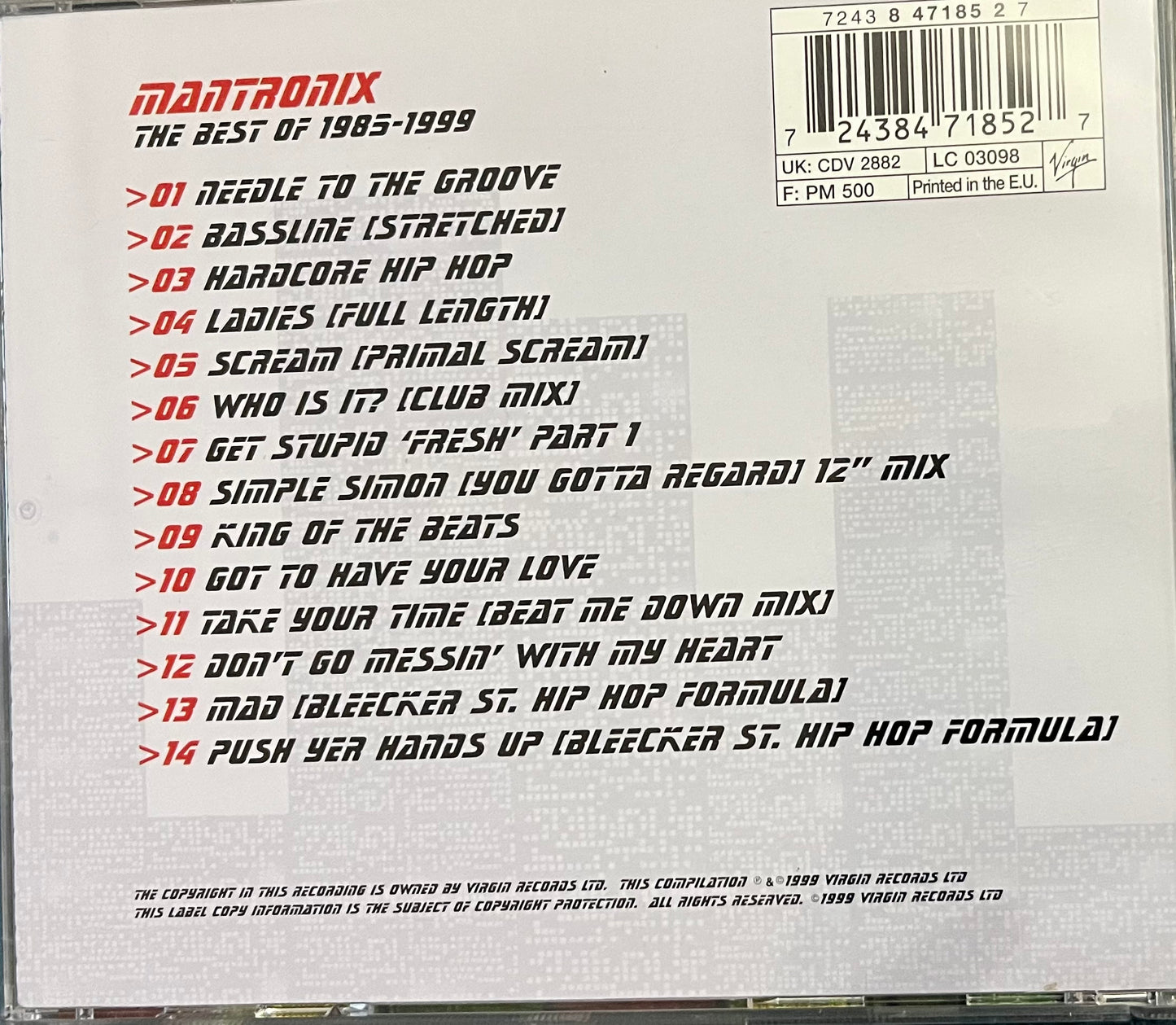 Mantronix - The Best Of 1985-1999