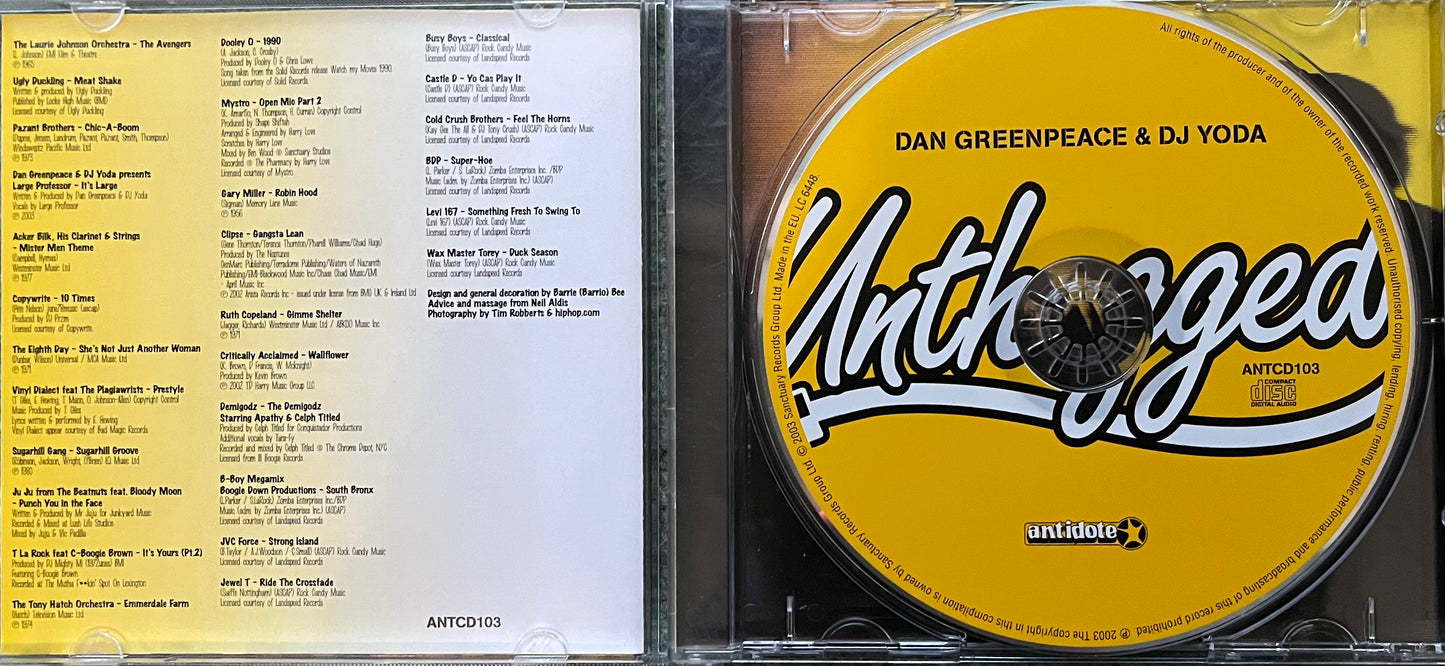 Dan Greenpeace & DJ Yoda - Unthugged