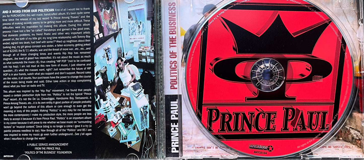 Prince Paul - Politics Of The Business