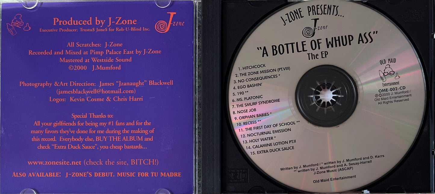 J-Zone presents A Bottle Of Whup Ass The EP