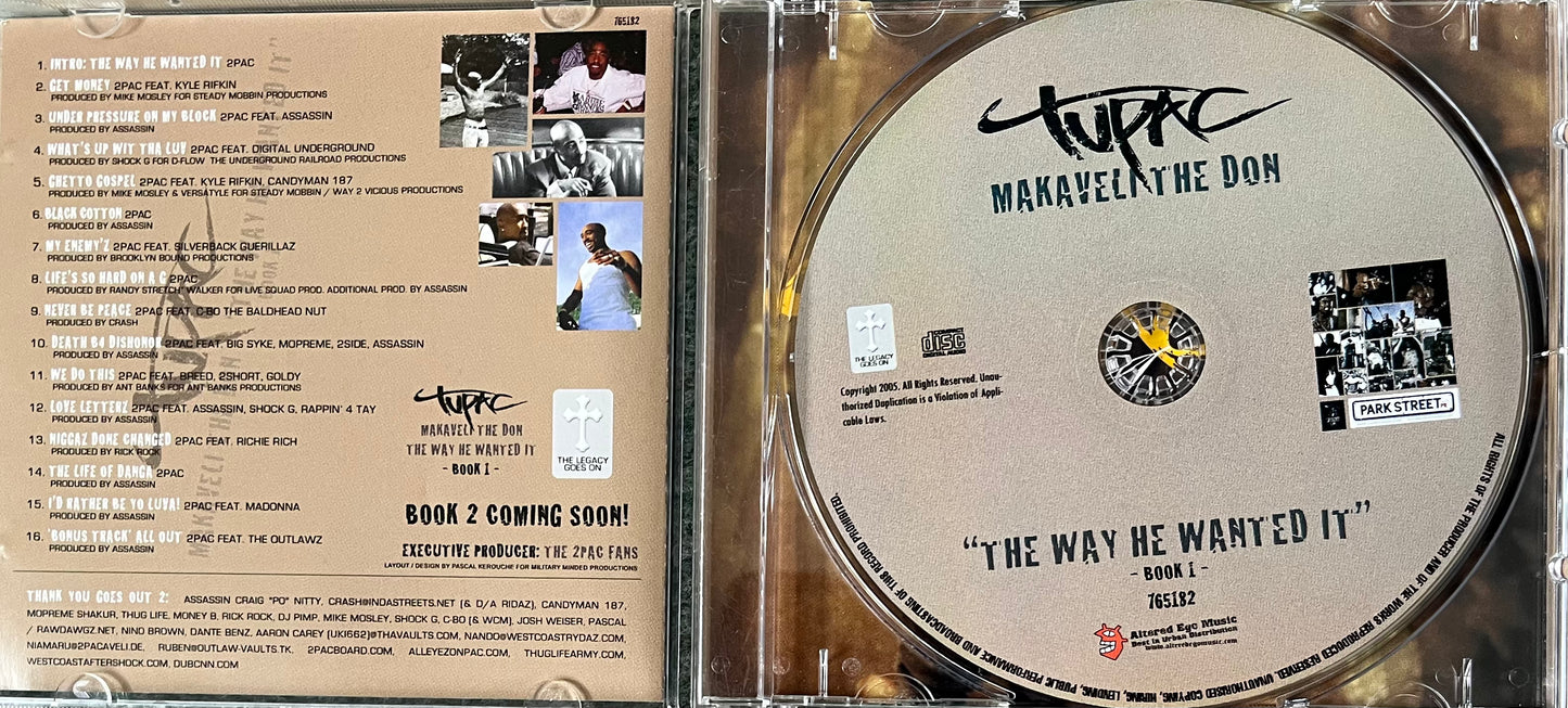 2pac - Makaveli The Don - The Way He Wanted It Book 1