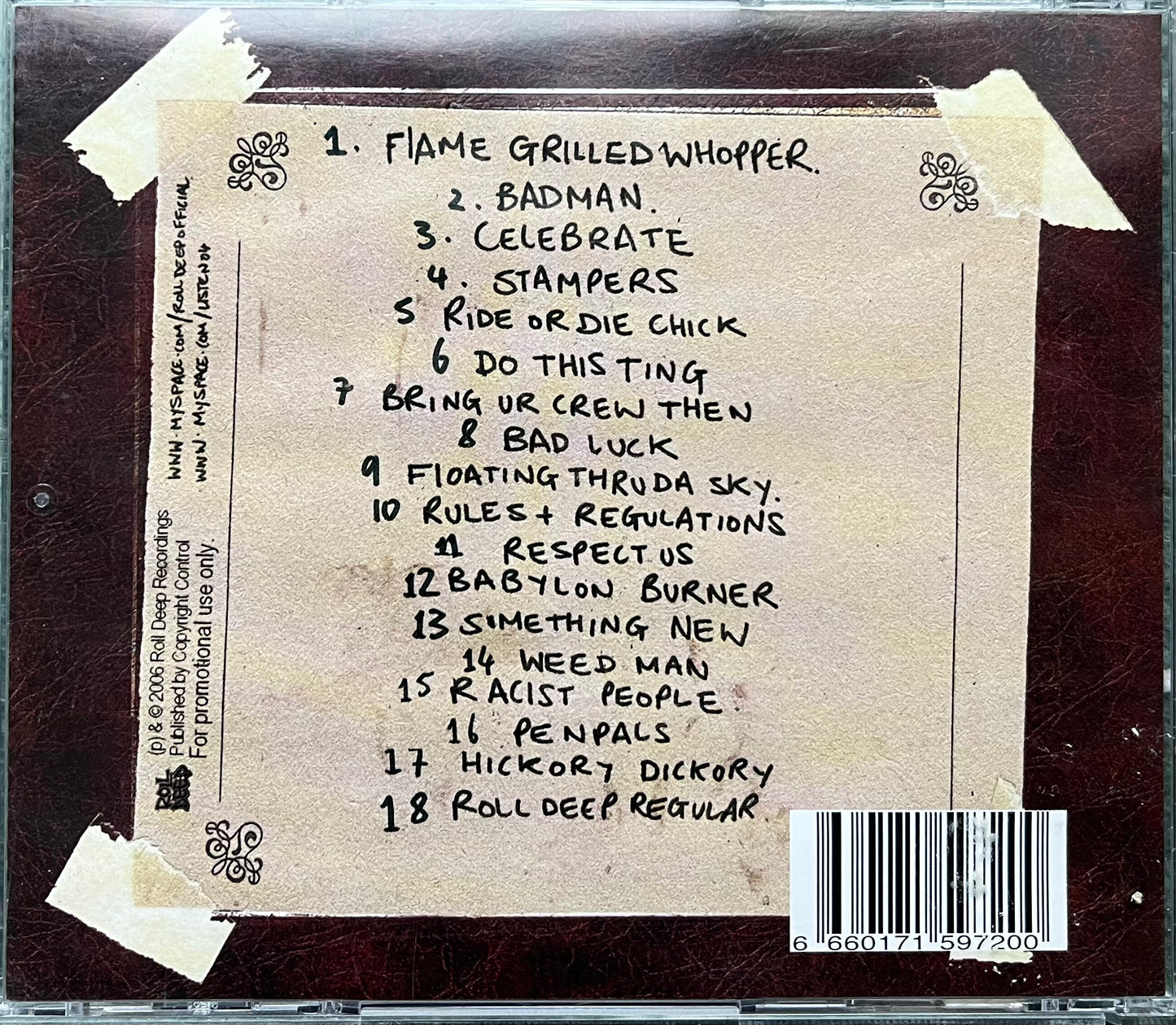 Roll Deep - Rules & Regulations