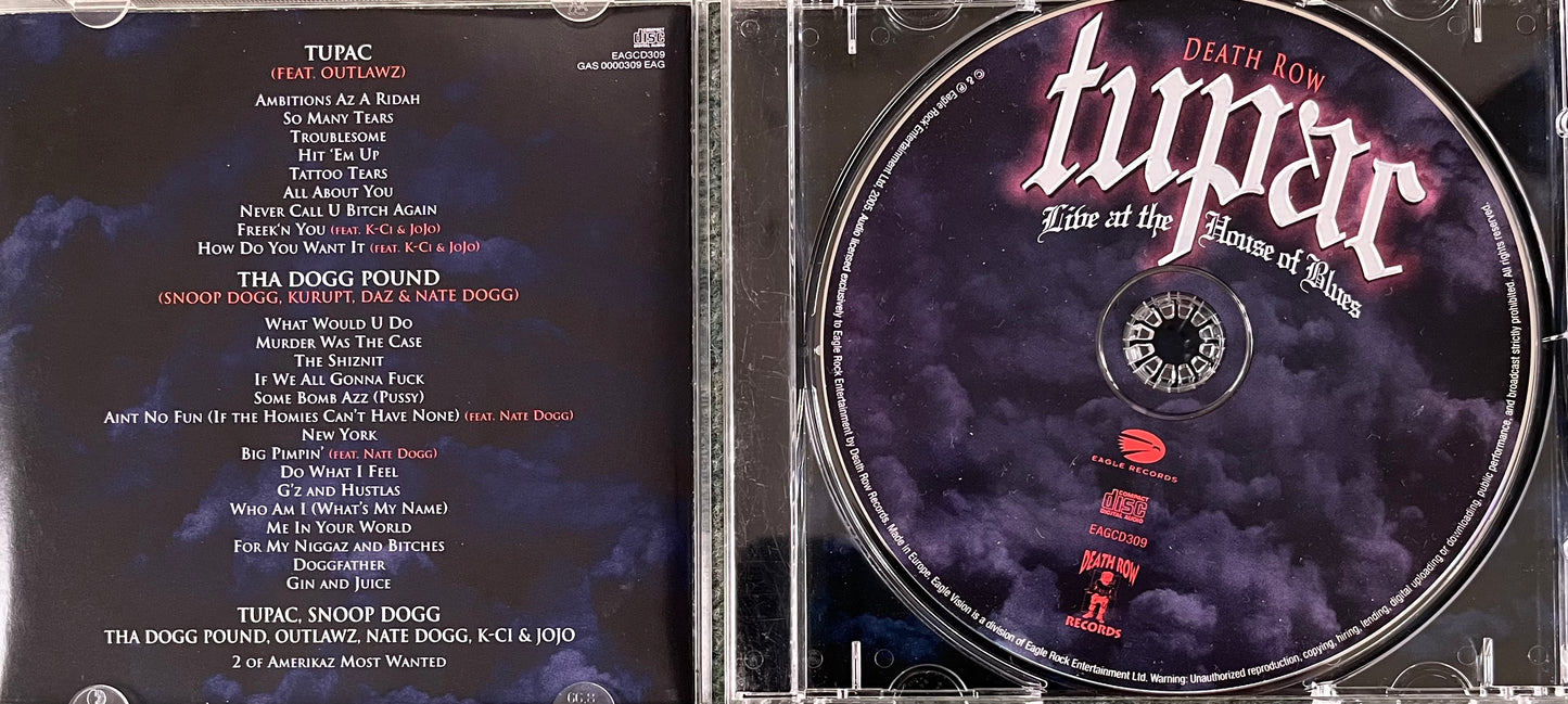 2pac - Death Row Tupac Live At The House Of Blues