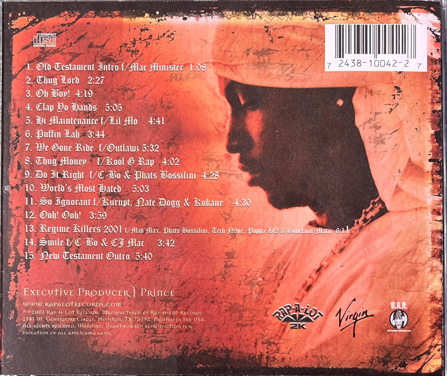 Yukmouth - Thug Lord : The New Testament