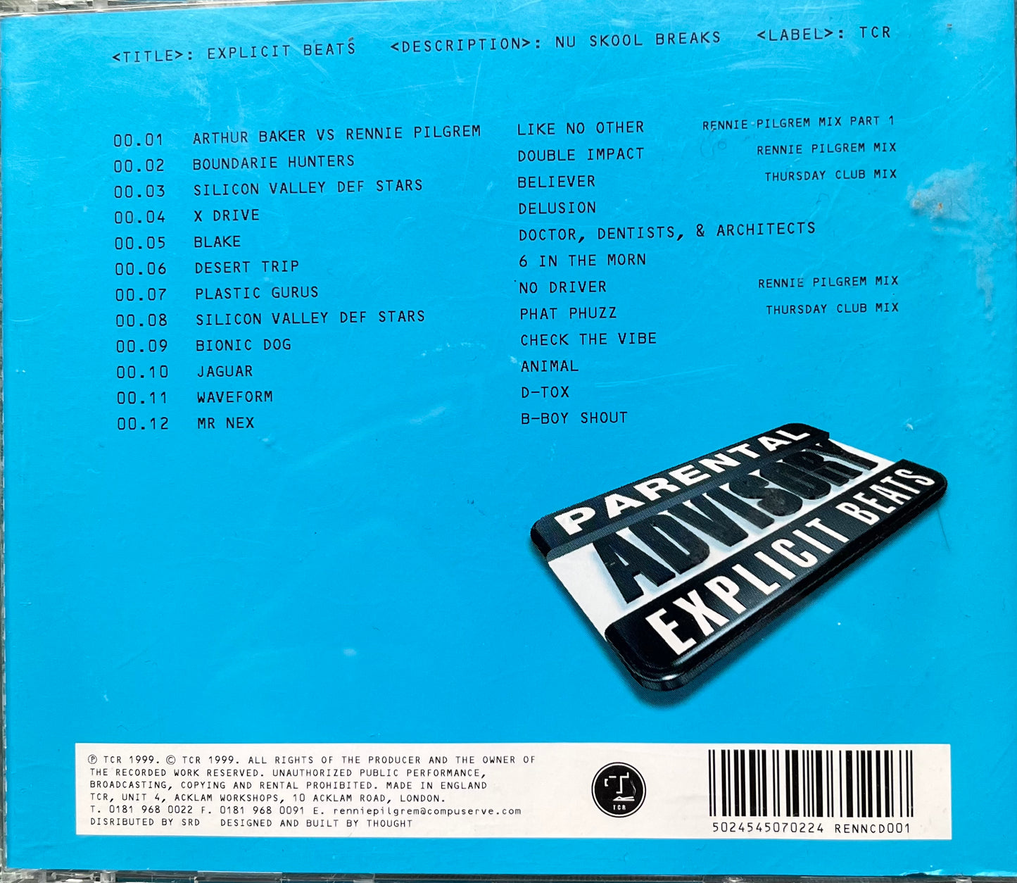 Rennie Pilgrem presents - Explicit Beats