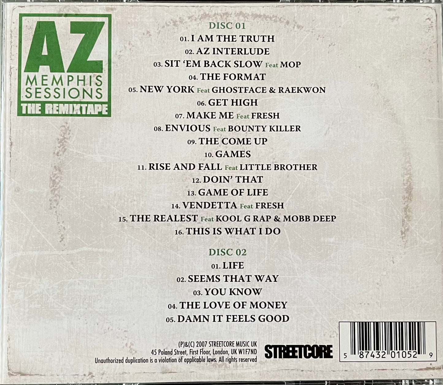 AZ - Memphis Sessions The Remixtape