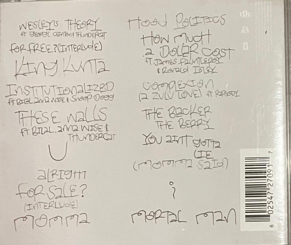 Kendrick Lamar - To Pimp A Butterfly